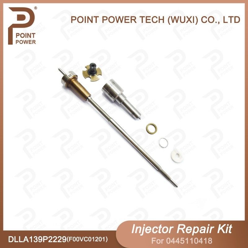 Kit di riparazione degli iniettori Bosch per iniettori 0445110418 ugello DLLA139P2229 e F00VC01201