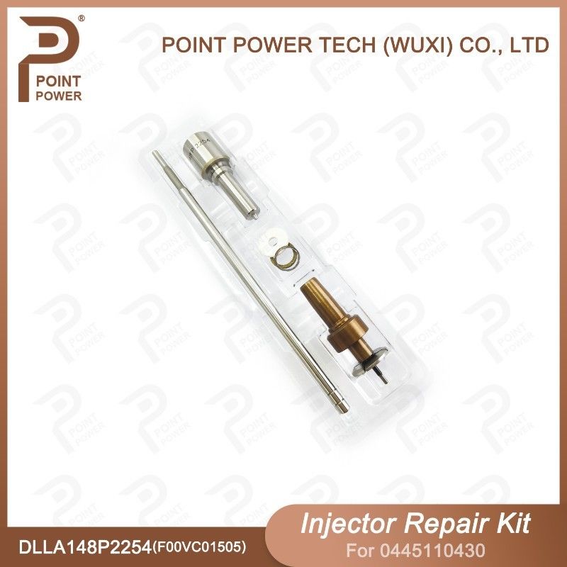 Kit di riparazione dell'iniettore Bosch per 0445110430 con ugello DLLA148P2254 e valvola F00VC01505