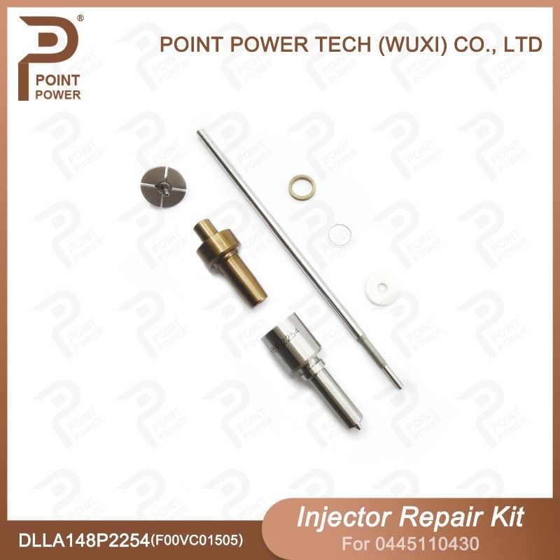 Kit di riparazione dell'iniettore Bosch per 0445110430 con ugello DLLA148P2254 e valvola F00VC01505