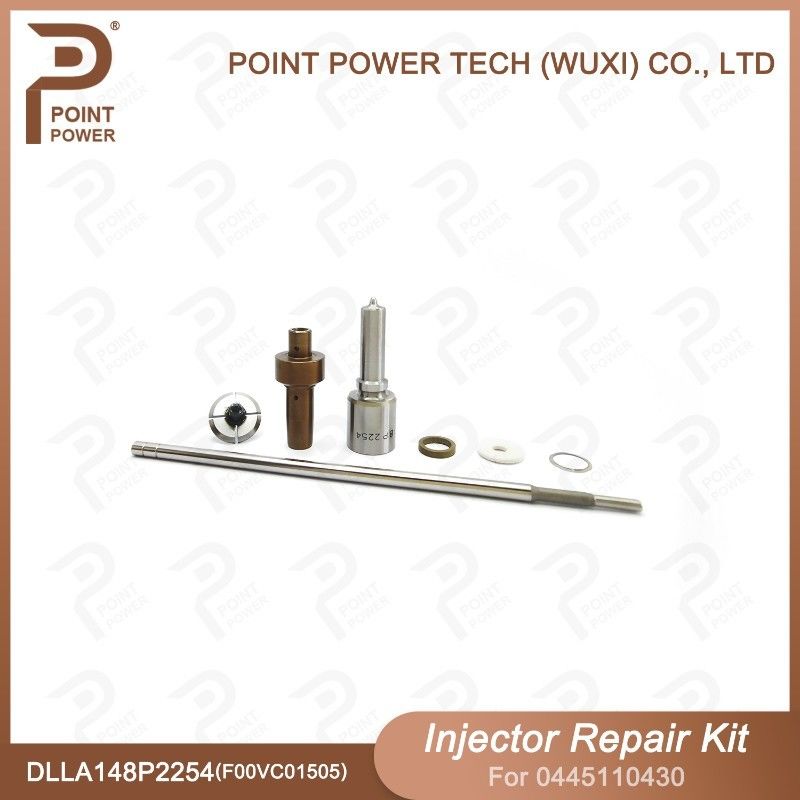 Kit di riparazione dell'iniettore Bosch per 0445110430 con ugello DLLA148P2254 e valvola F00VC01505