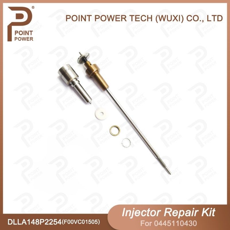 Kit di riparazione dell'iniettore Bosch per 0445110430 con ugello DLLA148P2254 e valvola F00VC01505