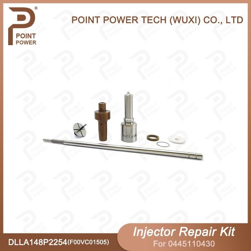 Kit di riparazione dell'iniettore Bosch per 0445110430 con ugello DLLA148P2254 e valvola F00VC01505