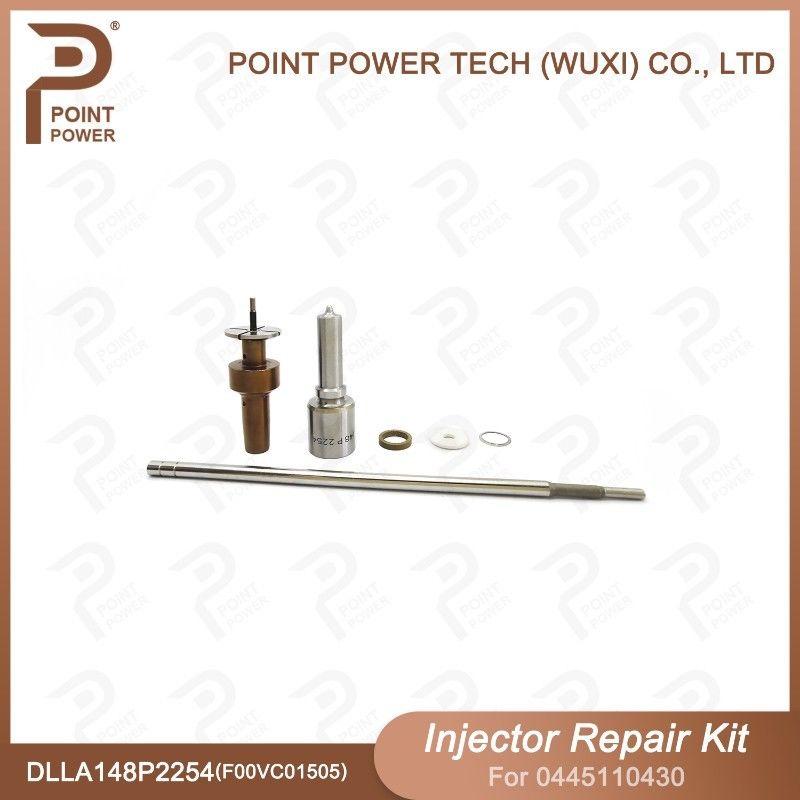 Kit di riparazione dell'iniettore Bosch per 0445110430 con ugello DLLA148P2254 e valvola F00VC01505