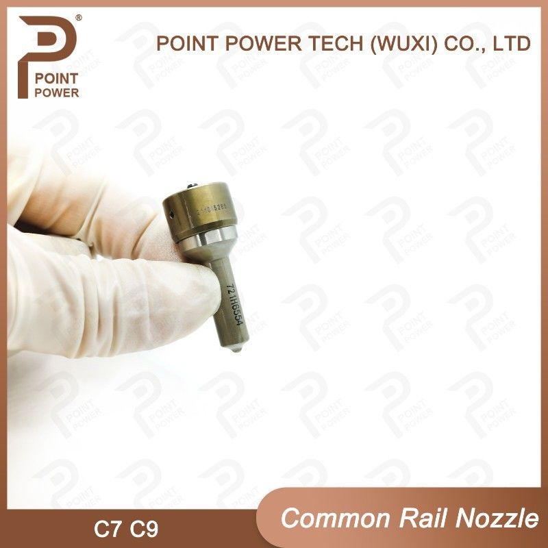 Nozzolo di iniezione Common Rail C9 Acciaio ad alta velocità Nero ISO9001 Nozzolo di iniezione diesel