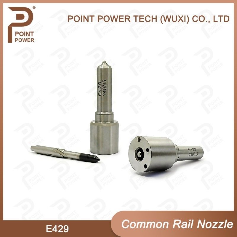 E429 Iniettore Delphi Common Rail Nozzle Alta velocità Acciaio Argento Nozzle di iniettore di carburante diesel