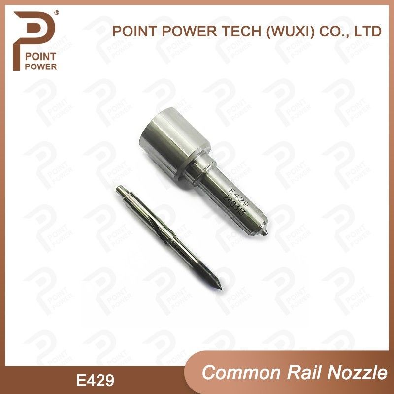E429 Iniettore Delphi Common Rail Nozzle Alta velocità Acciaio Argento Nozzle di iniettore di carburante diesel