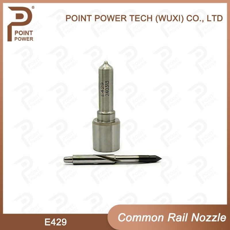 E429 Iniettore Delphi Common Rail Nozzle Alta velocità Acciaio Argento Nozzle di iniettore di carburante diesel