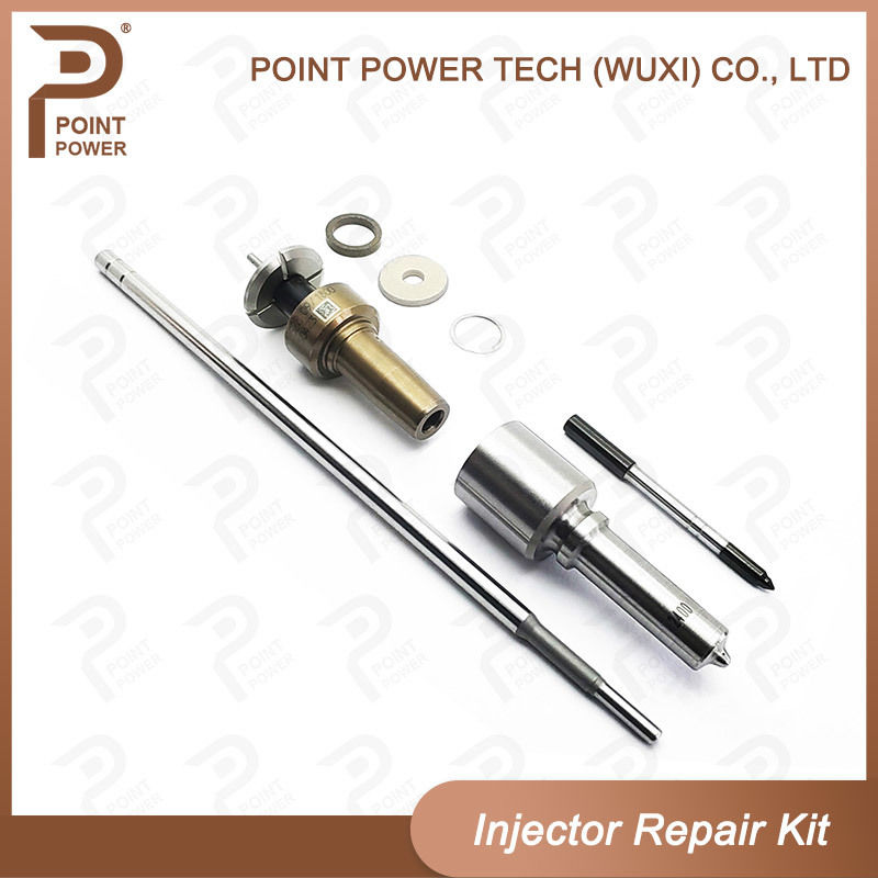 Kit di riparazione Bosch include ugello #DLLA155P2400 e valvola #F00VC01516 per iniettore 0445110574