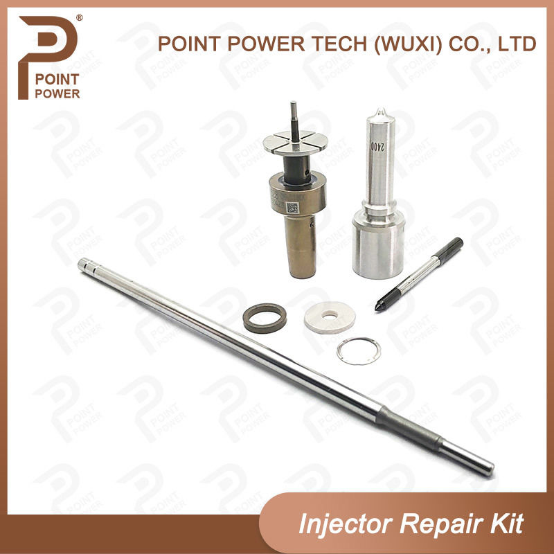 Kit di riparazione Bosch include ugello #DLLA155P2400 e valvola #F00VC01516 per iniettore 0445110574
