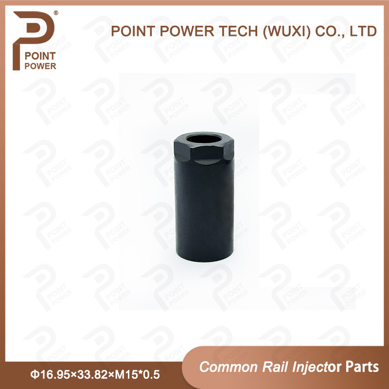 Motore a combustibile diesel per autoveicoli Diesel Nozzle Injector Nut Cap Dimensione Φ16.95×33.82×M15*0.5